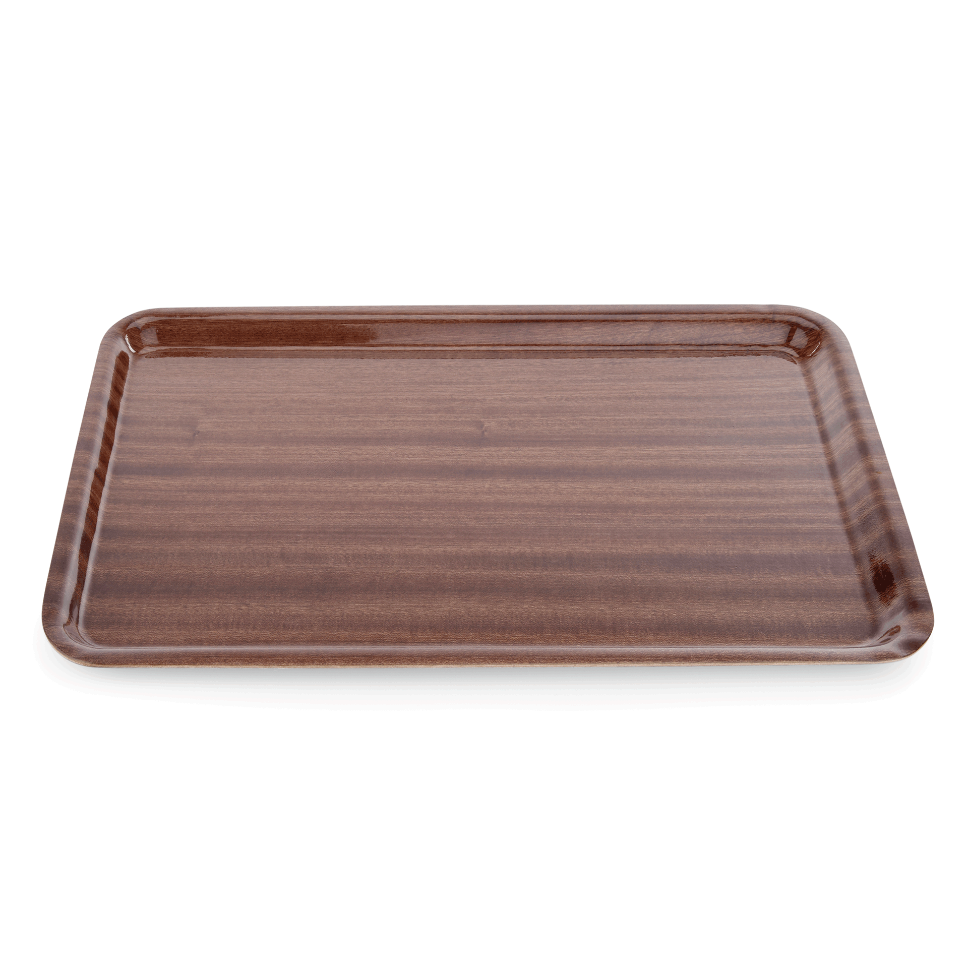 Plateau TRAY 90, 45 x 34 cm, antidérapant, MDF à aspect bois