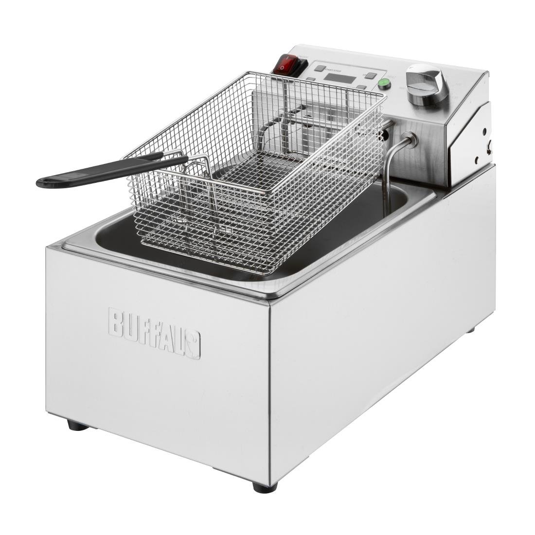 Friteuse électrique simple avec minuterie Buffalo 5L