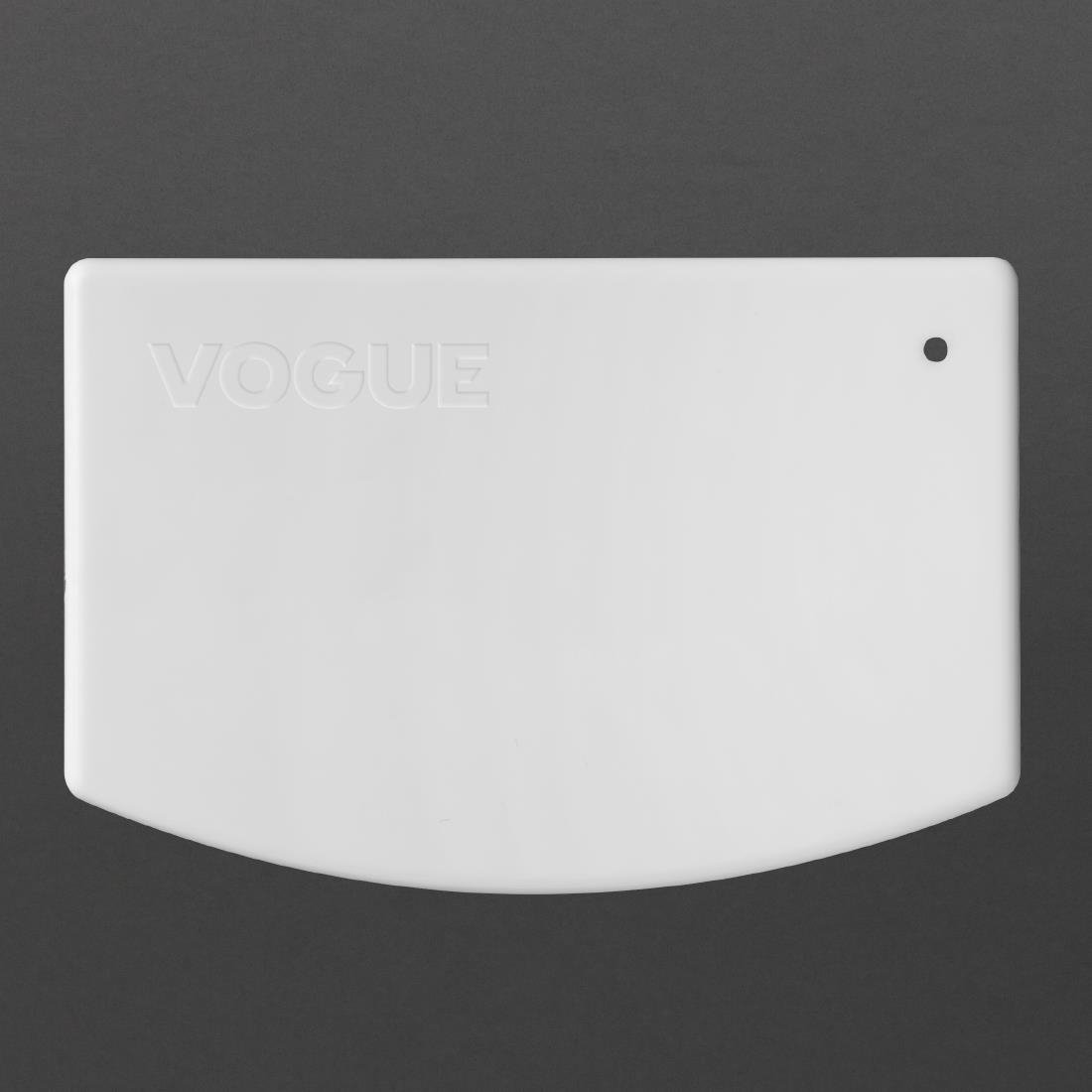 Racloir à pâte lisse en polyéthylène Vogue