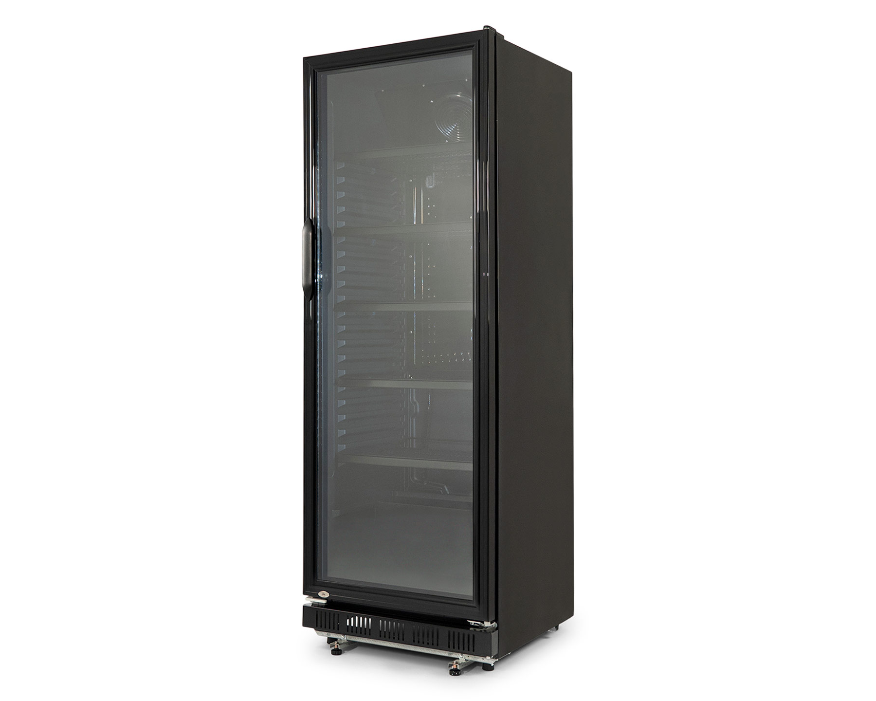 Umluftkühlschrank schwarz - 360 L