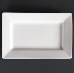 Bord Brede Rand | Lumina Wit Porselein | 310x175mm | 2 Stuks