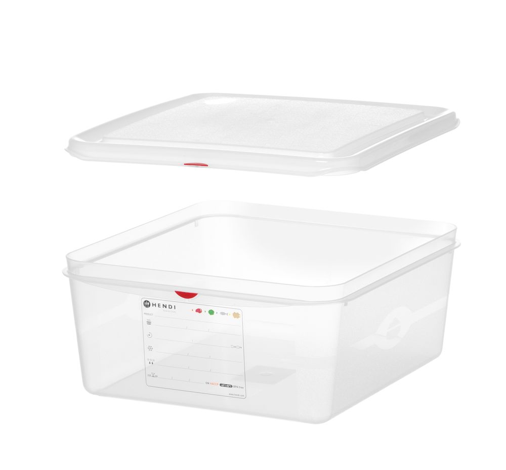 GN 2/3 Behälter - Polypropylen - GN 2/3 - 13,5L - Transparent - 354x325x(H)150mm