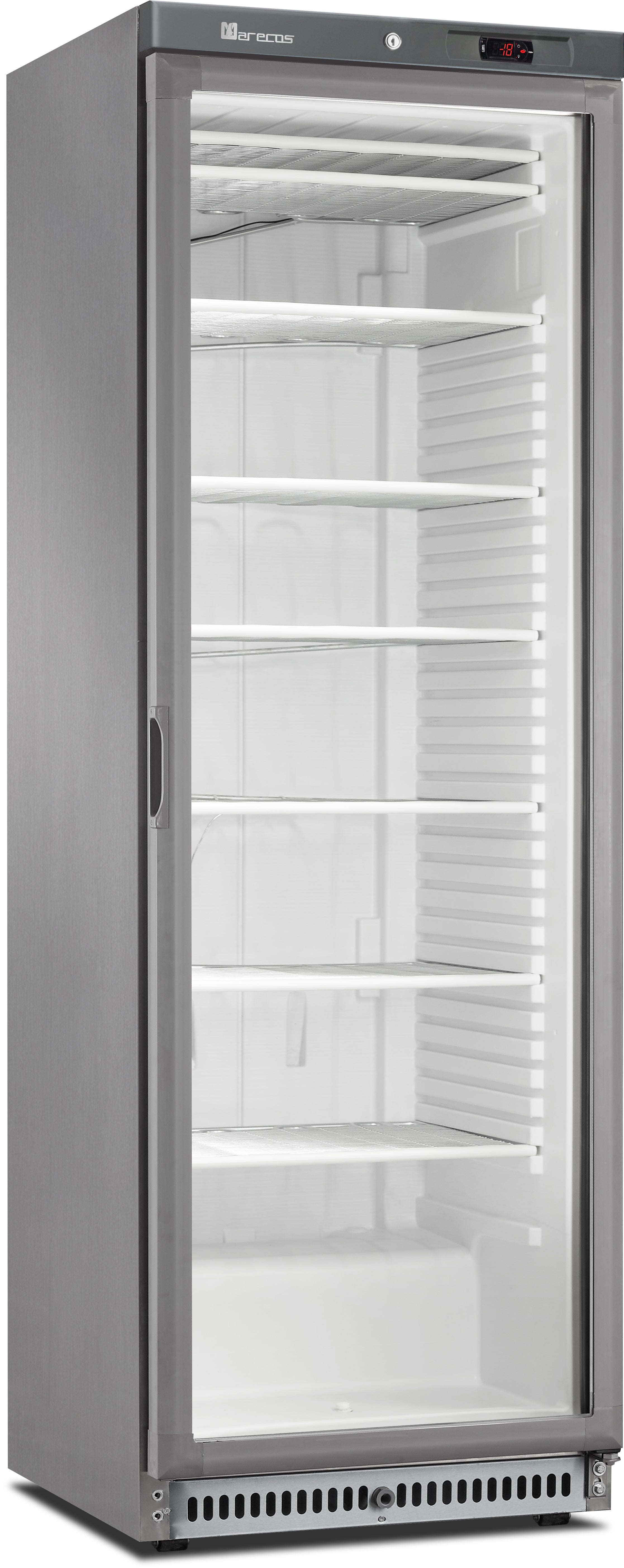 Congélateur SARO, porte vitrée, modèle ACE 430 CS A PV