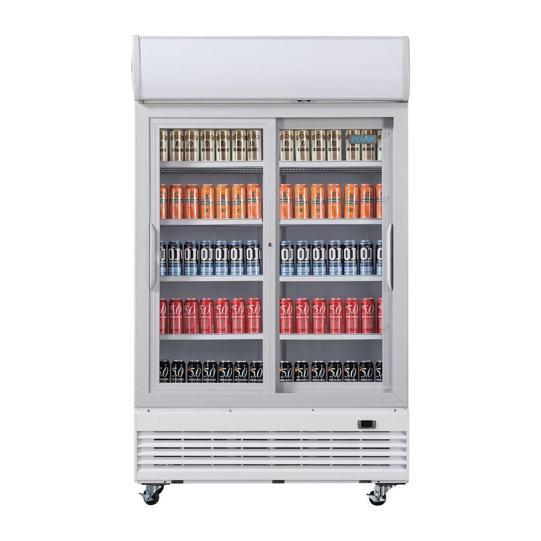 Display-Kühlschrank mit Schiebetüren 950 Liter