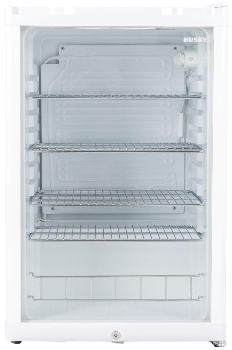 Kühlschrank mit Glastür - Weiß - 130L - Husky