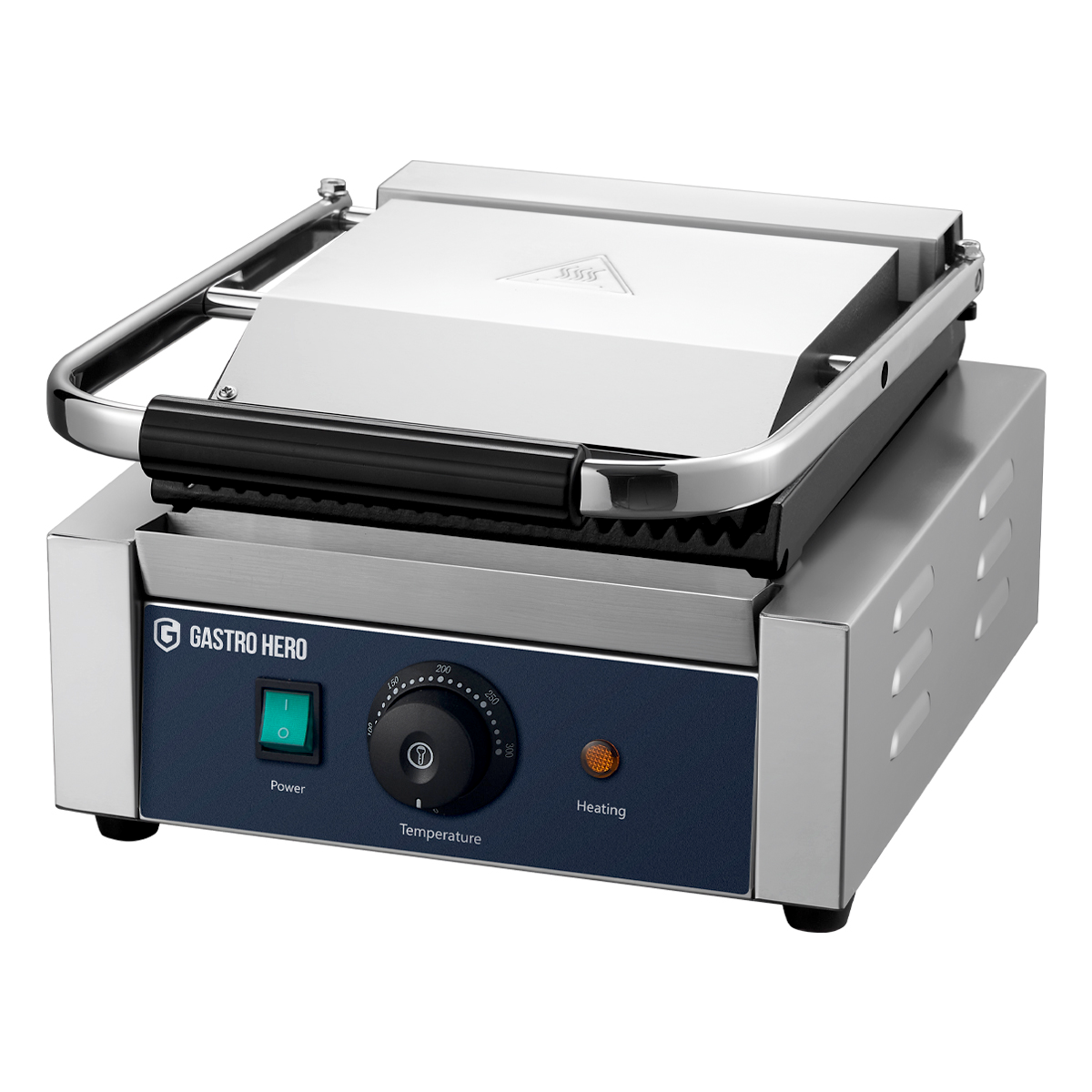Elektro-Kontaktgrill ECO 1,8 kW, gerillt