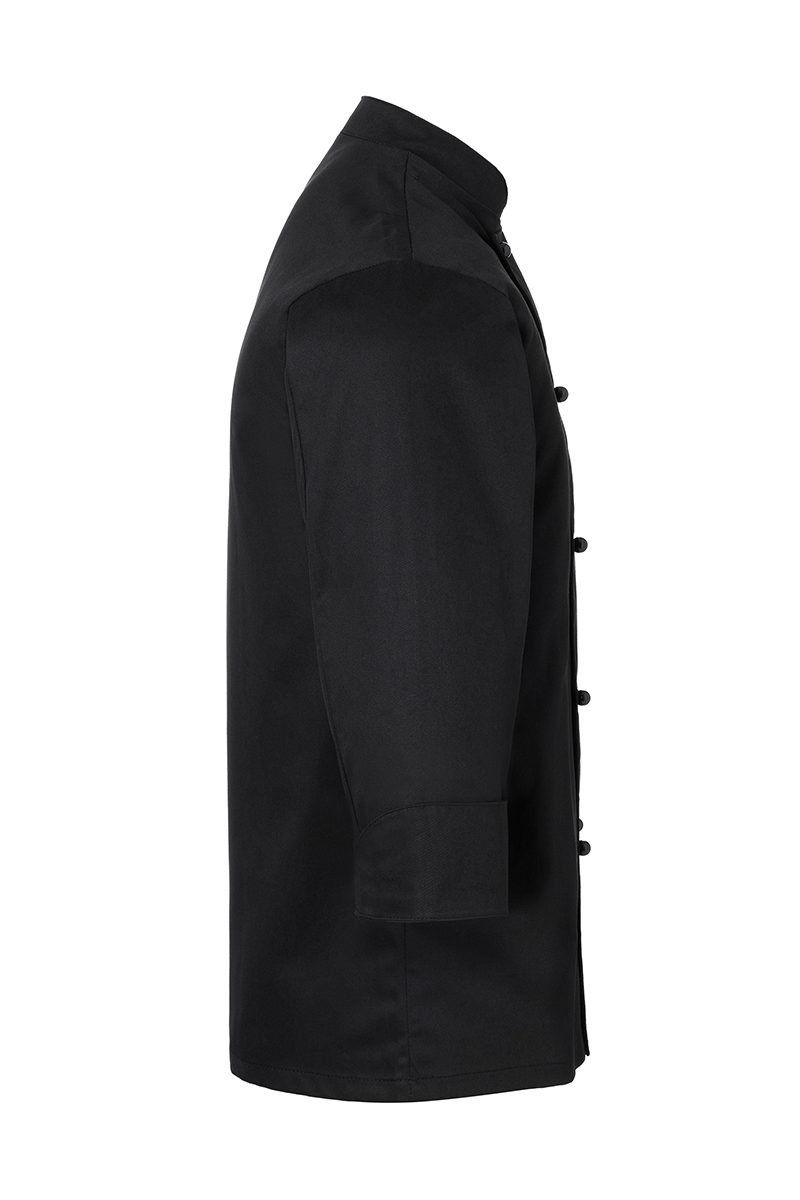 Veste de cuisine Basic - Noir - 100% coton - M