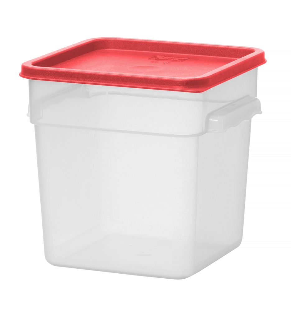 Voedselcontainer met schaalverdeling - 7,6L - 235x235x(H)230mm