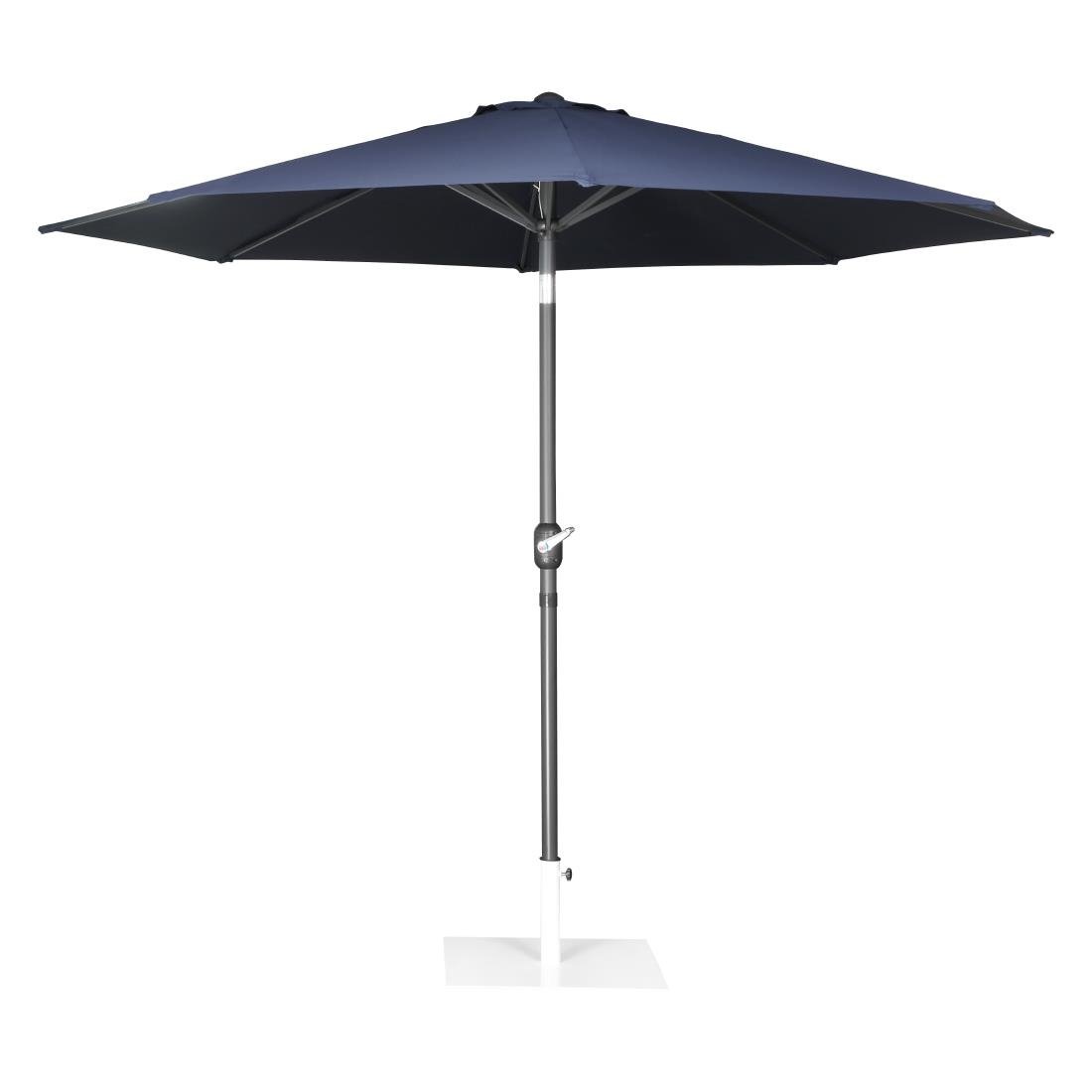 Parasol rond Bolero Seville 3m bleu marine