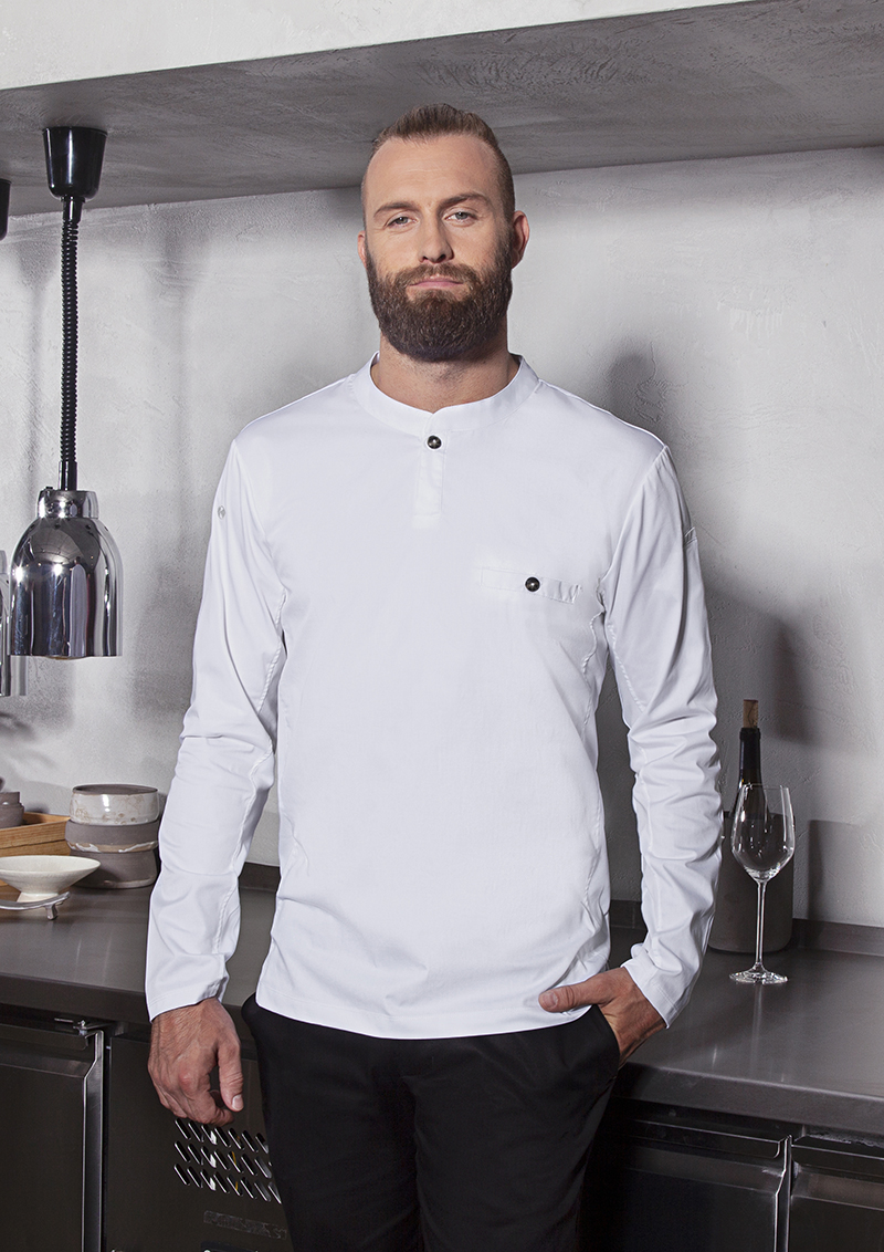 Performance Werkshirt Met Lange Mouwen - Wit - S