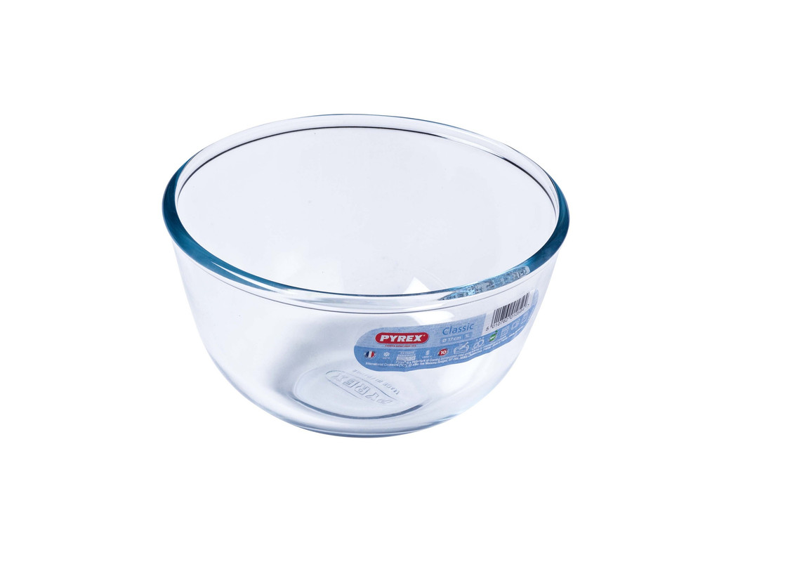 Beslagkom Classic 17 cm 1 Liter Borosilicaat