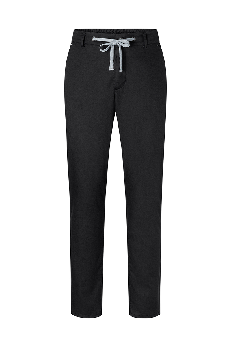 Chino Broek Voor Heren, Modern Stretch - Zwart - 46