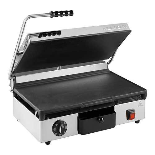 Contact grill Milantoast lisse - 460x380x (h) 170mm