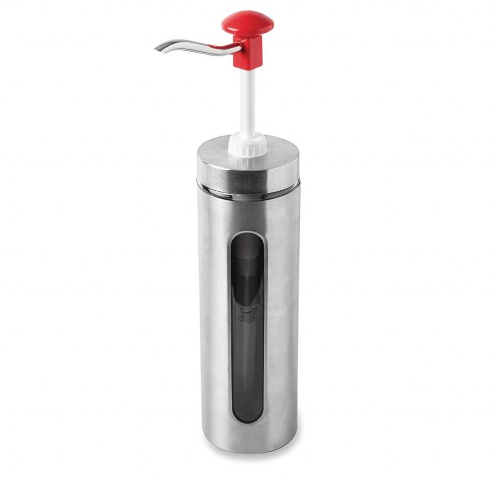 Schneider | RVS Ketchupdispenser 2 Liter | Rood | (H)45,5cm
