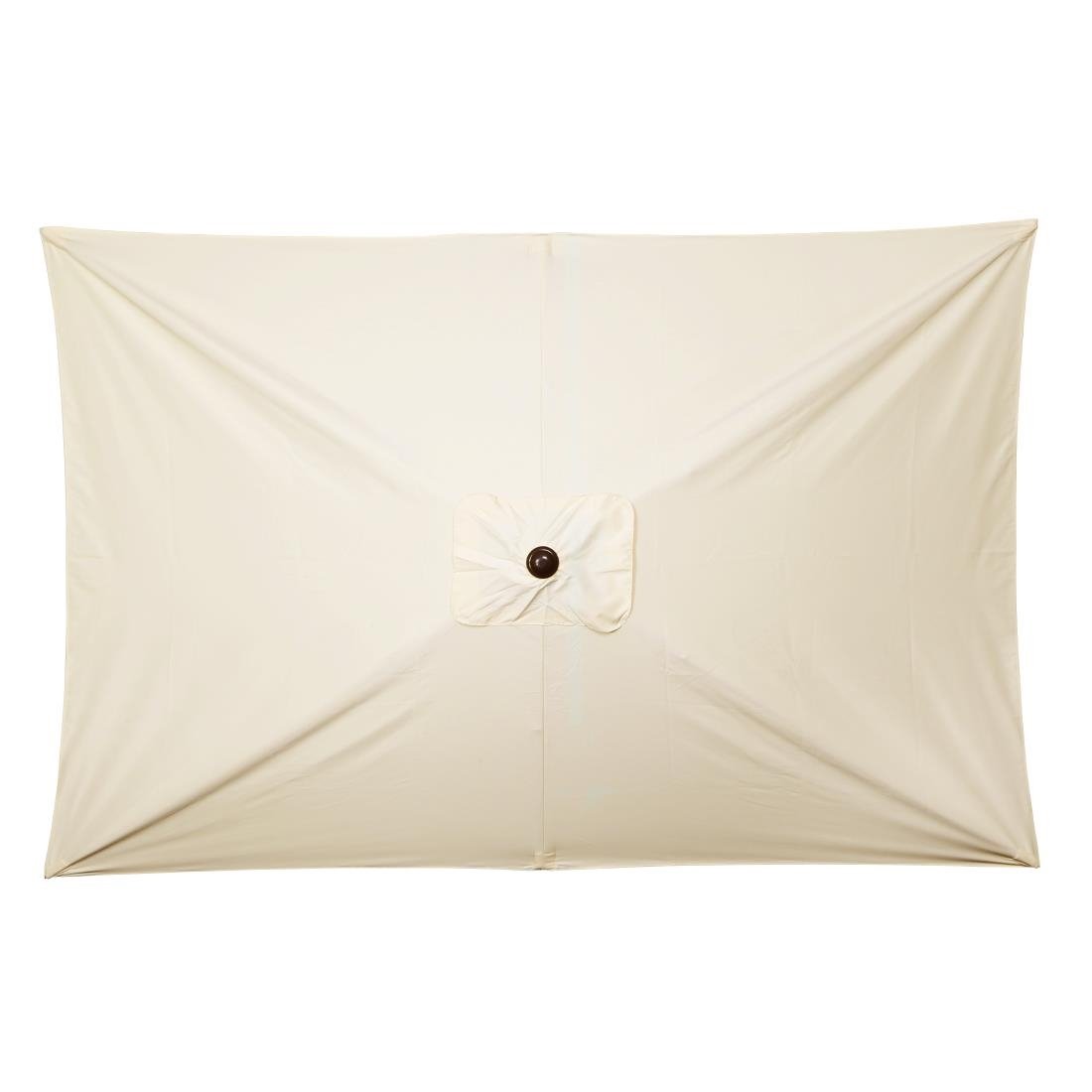 Parasol rectangulaire Bolero Seville 2x3m crème