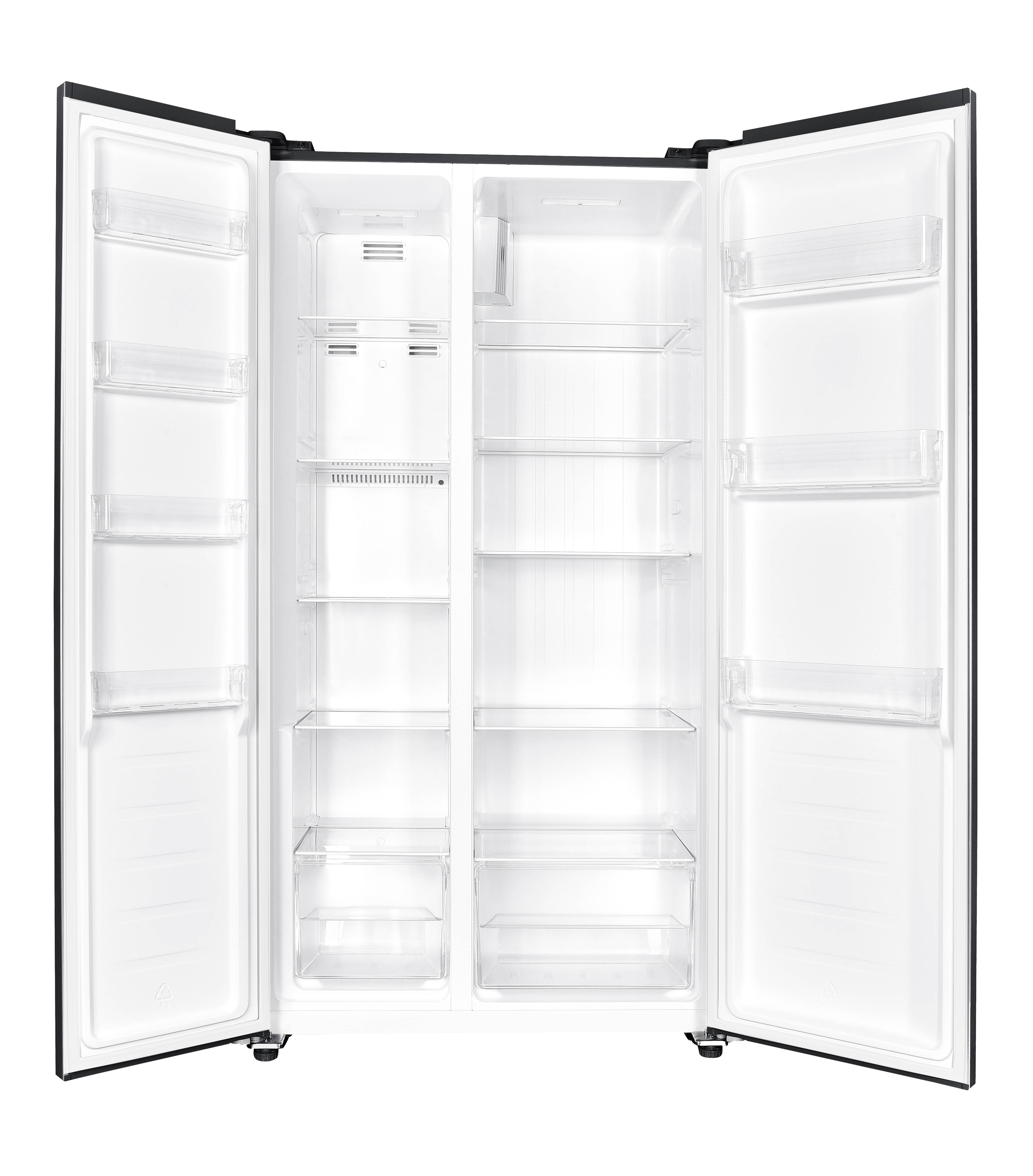 Kühl-/Gefrierkombination - Schwarz - Amerikanisches Modell - 291 + 151L - Exquisit