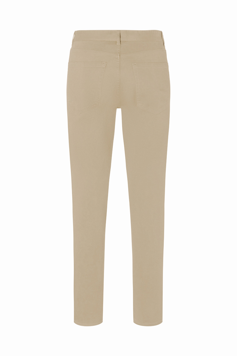 Herren 5-Pocket-Hose Classic-Stretch - Kieselbeige - 46/l