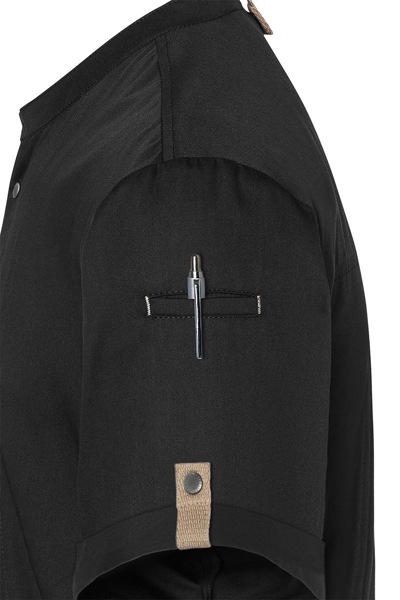 Veste de cuisine à manches courtes Green-Generation, en matériau durable - Noir - 54