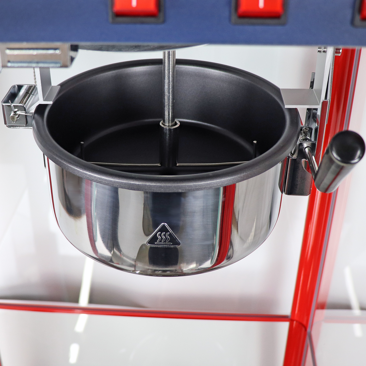 Popcornmachine ECO 5 kg/u met 1 ketel