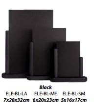Tafel krijtbord Elegant Zwart - Beschikbaar in 3 Maten