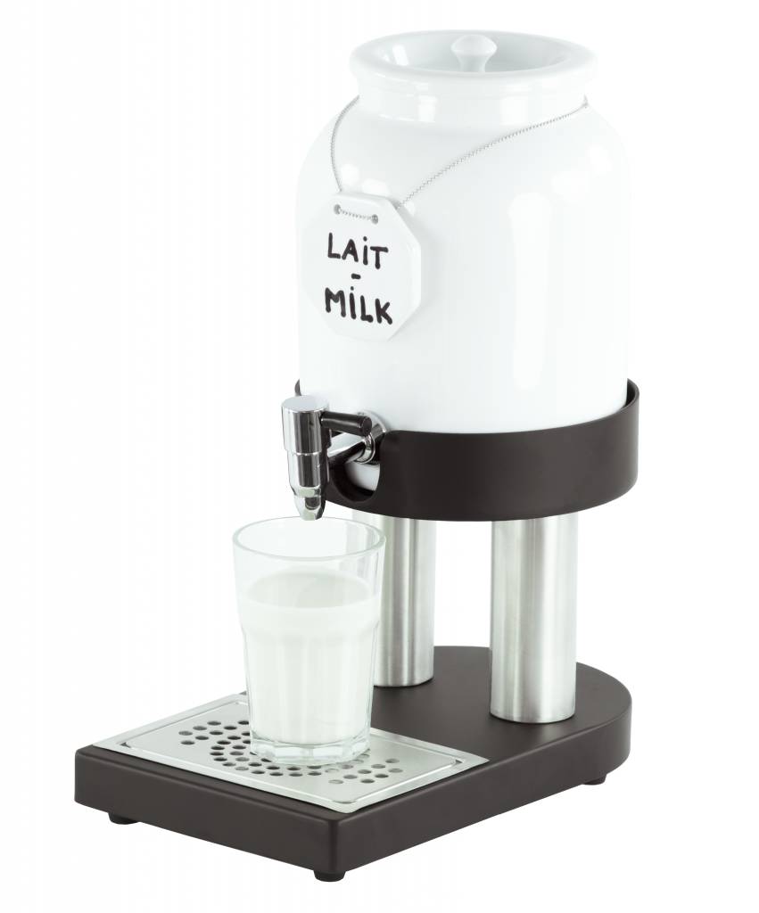 Melkdispenser Koud - Porseleinen Vat - 4 Liter - 190x320x420(h)mm