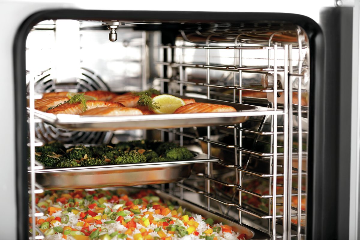 Four mixte à vap. Silversteam-K 6110DRS