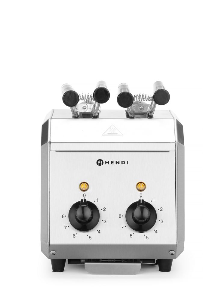 Toaster - 2 Zonen - Edelstahl - 1,2kW