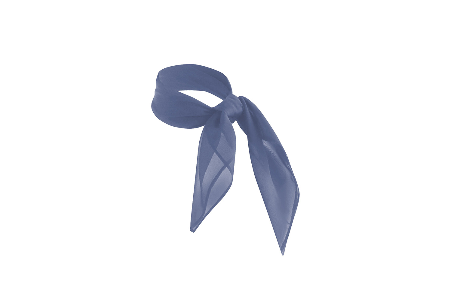 Foulard en mousseline Classic - Marine