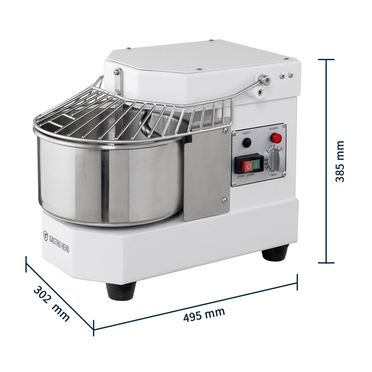 Teigknetmaschine ECO 8 230 Volt - fester Kopf