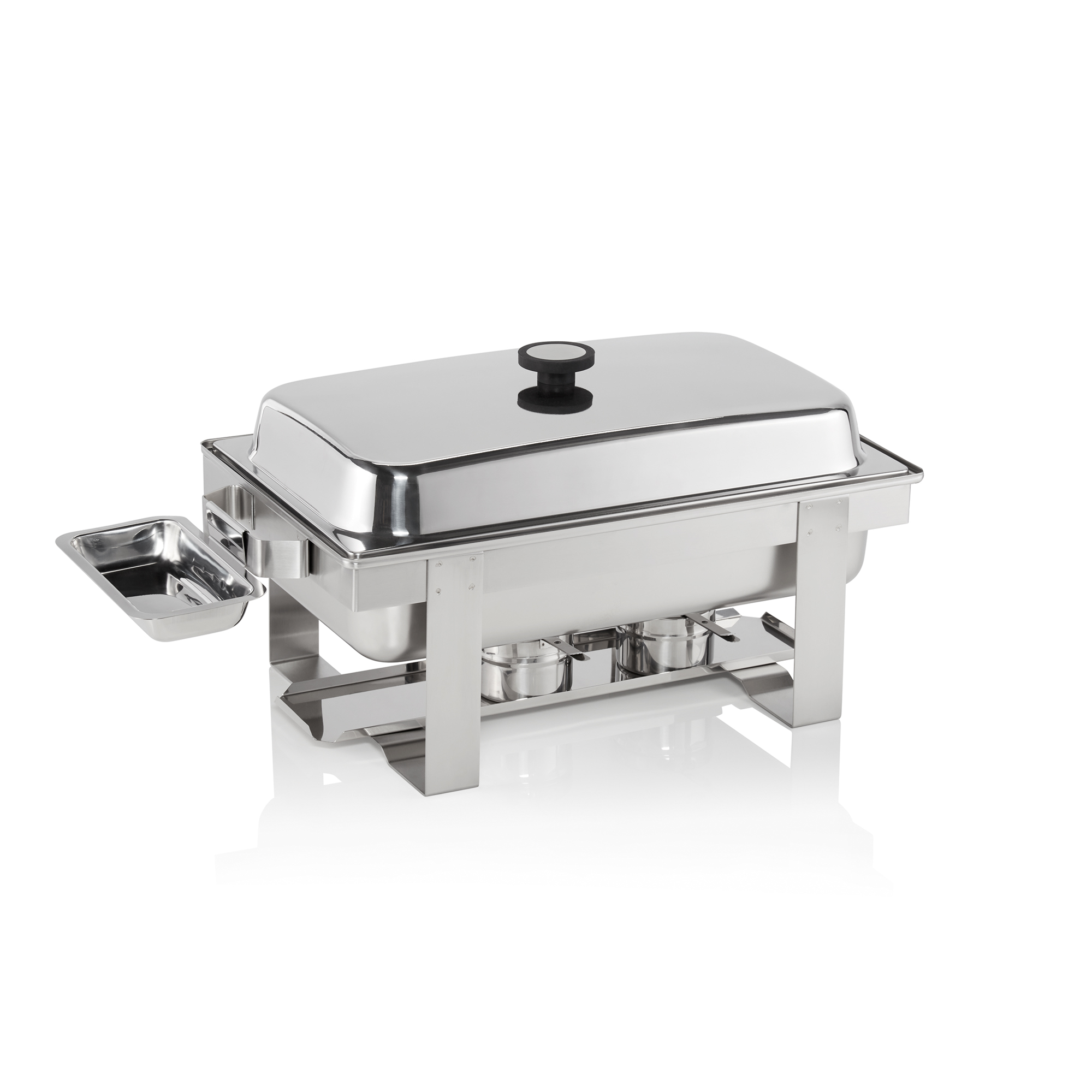 Chafing dish GN 1/1, 62 x 35 x 22,5 cm, stapelbaar, chroom-nikkelstaal