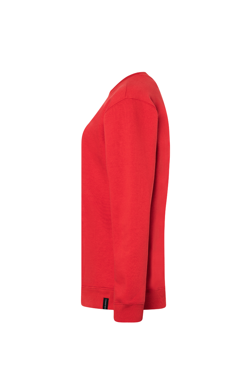 Damen Workwear Sweatshirt Soft-Face, aus nachhaltigem Material - Rot - L