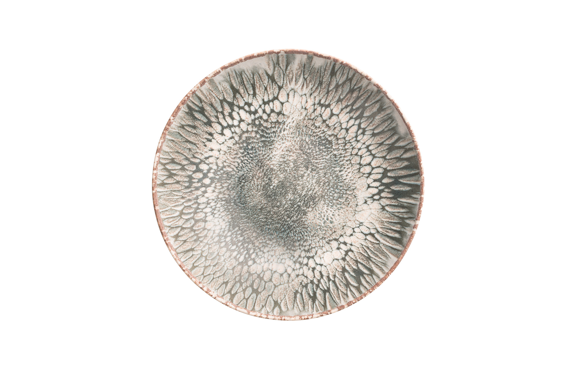 Schaalenset ROCKZZERO, diep, Ø 22 cm, 1 l, iris, Set van 6 stuks, Steengoed