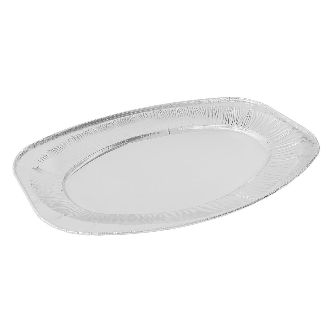 Plateaux jetables en aluminium Fiesta Recyclable 432 mm (lot de 10)