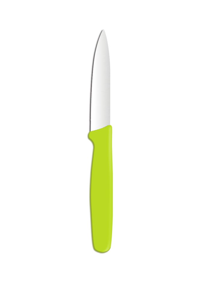 Couteau éplucheur pointu Vert - (L)192mm