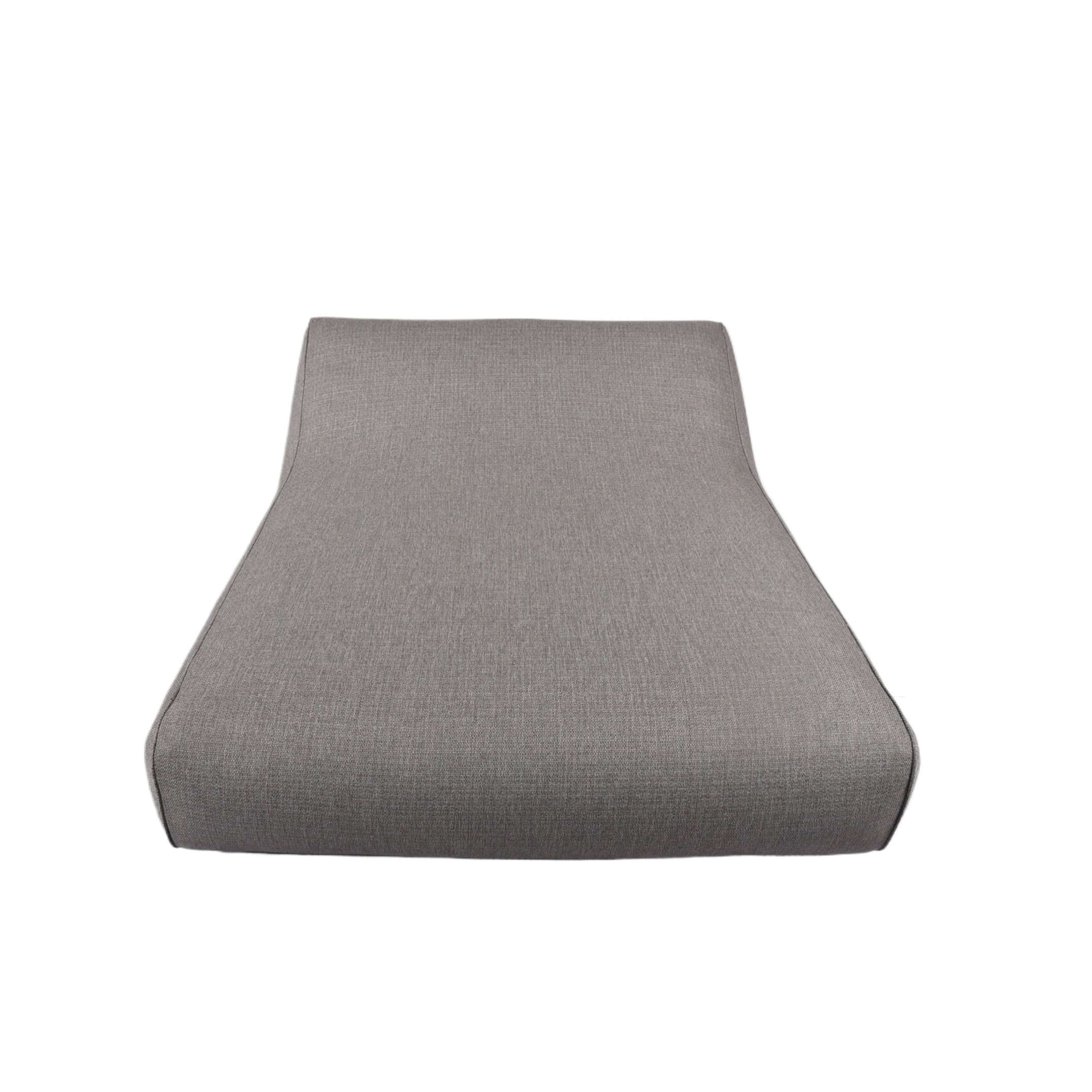 Alcudia  Opblaasbare twin lounger met lage rugleuning Anthraciet