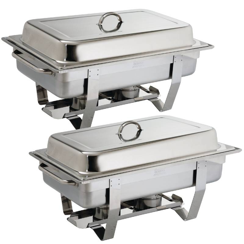 Set de 2 Chafing Dishes Milan | GN1/1 | 9 Litres