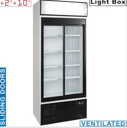 Vitrine Réfrigérée LED | 760 Litres | 2 portes coulissantes | R290 | 890x740x1990(h)mm