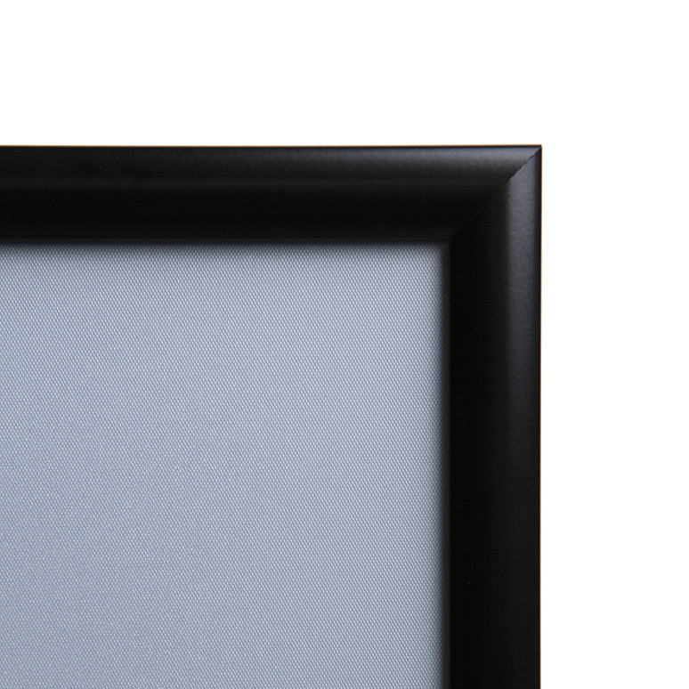 25 mm Kliklijst Rechte Hoeken 70 x 100 cm Zwart