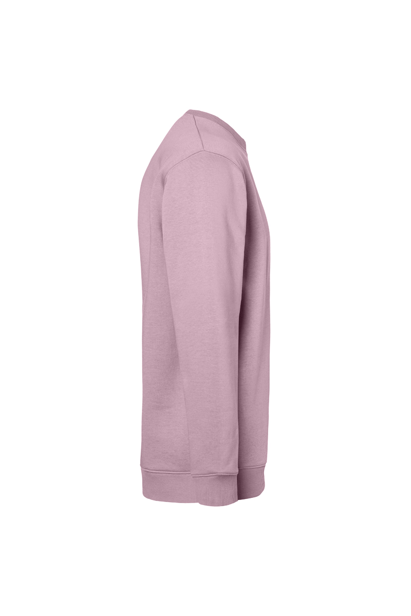 Herren Workwear Sweatshirt Soft-Face, aus nachhaltigem Material - Dunkelrosa - L
