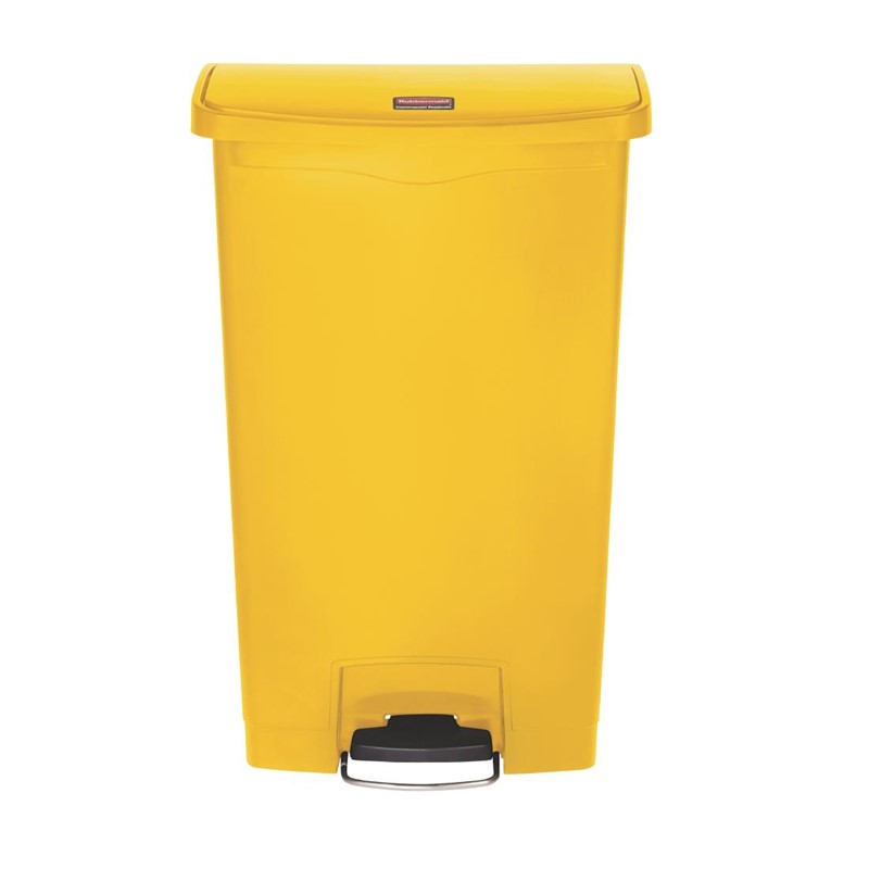 Rubbermaid Treteimer Slim Jim Gelb 68 Liter