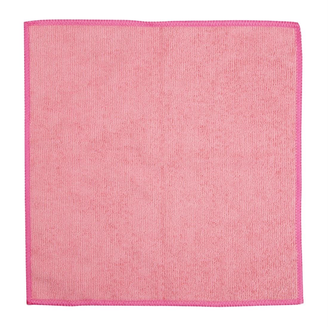 Chiffons en microfibre Jantex roses (lot de 5)