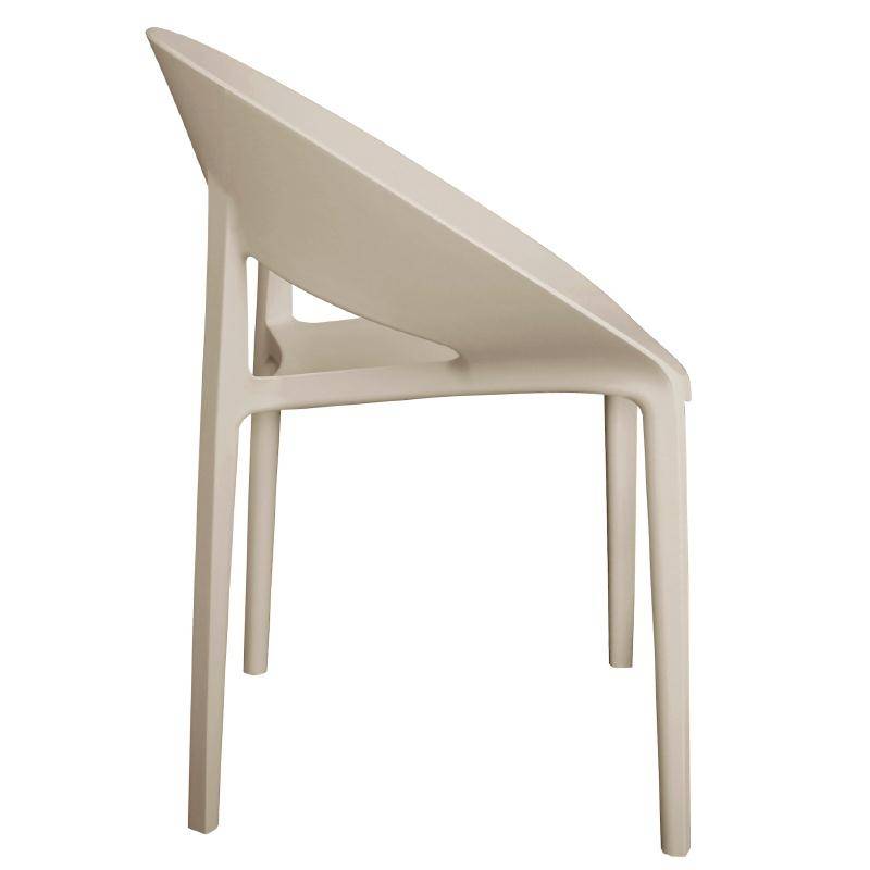 Schalenstuhl | 4 Stück | Sitzhöhe: 44cm | Polypropylen | Erhältlich in 3 Farben