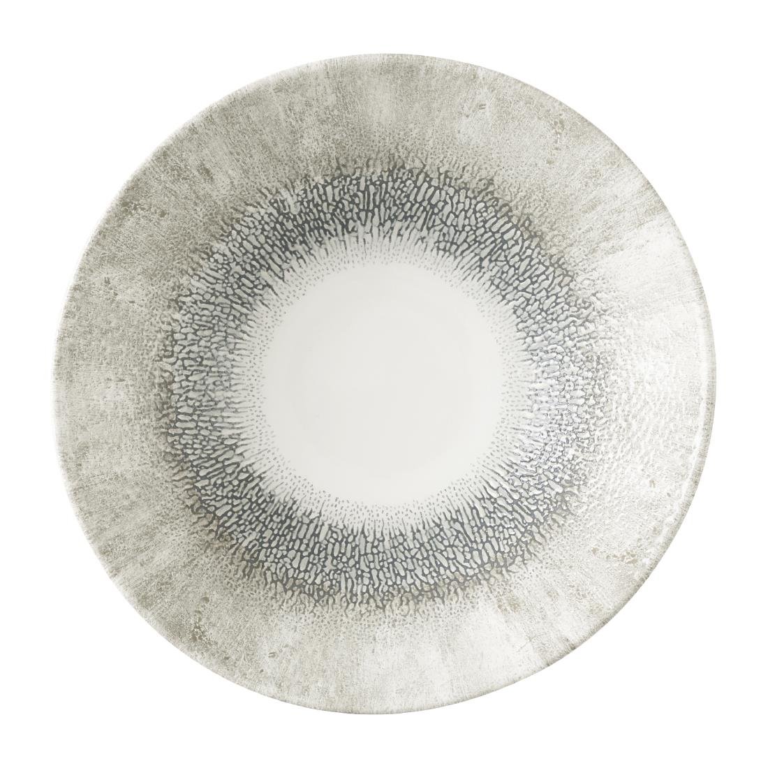 Churchill Studio Prints Fusion Grey diepe coupe kom 22 cm pak van 6