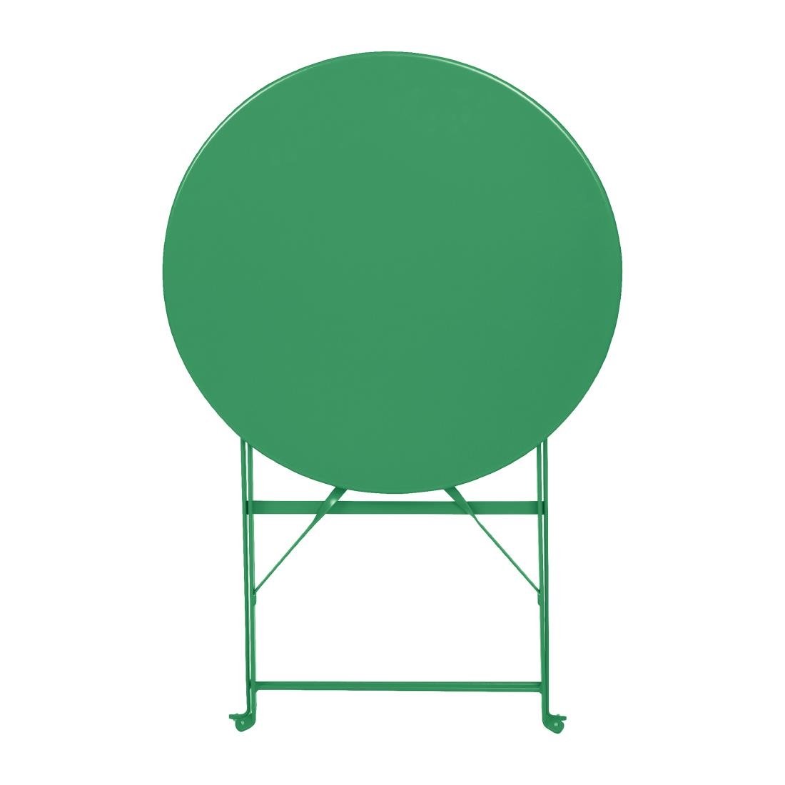 Bolero Perth bosgroene trottoirstijl ronde tafel 600 mm