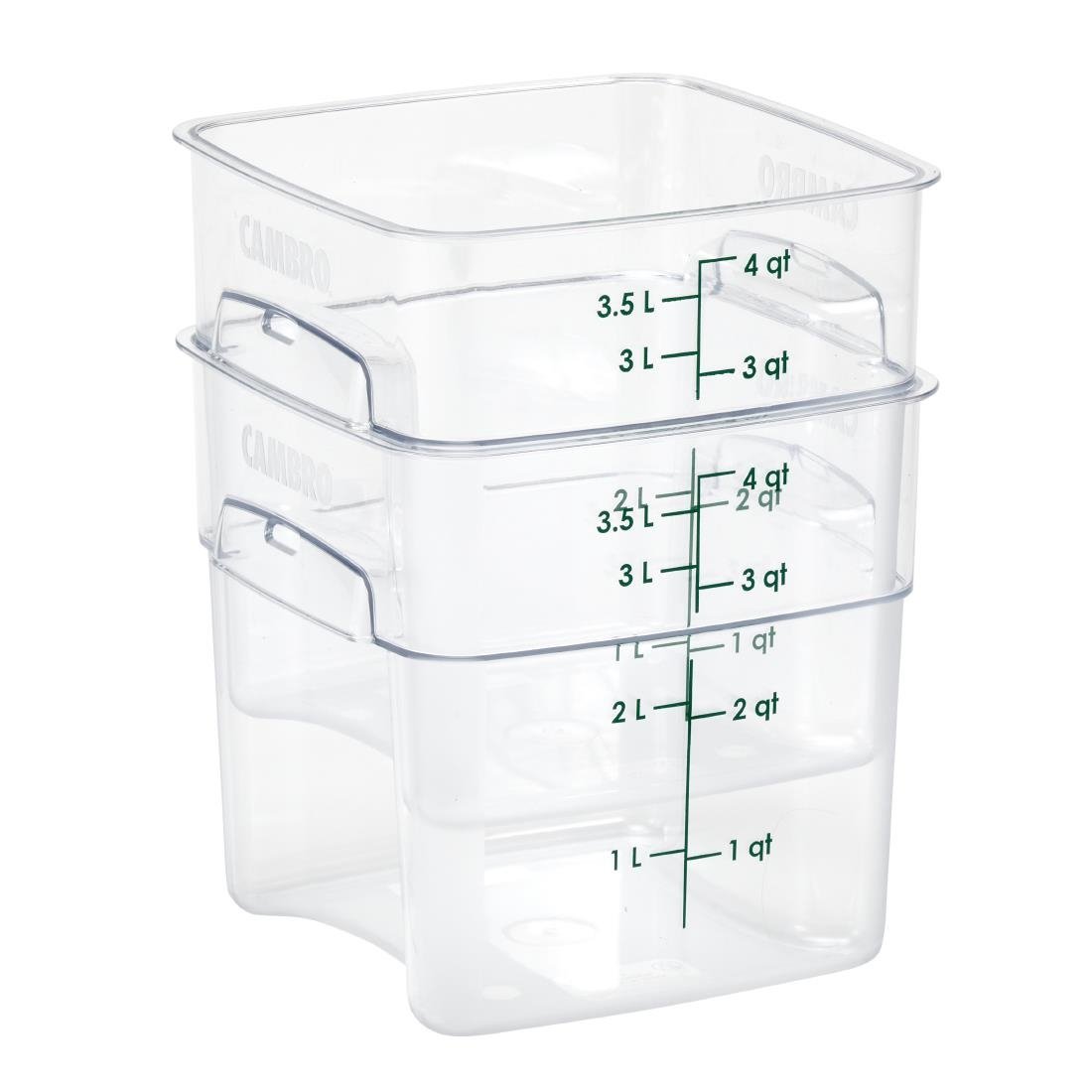 Cambro FreshPro Camsquare Lebensmittelbehälter 3.8Ltr Cambro FreshPro Camsquare Lebensmittelbehälter 3.8Ltr