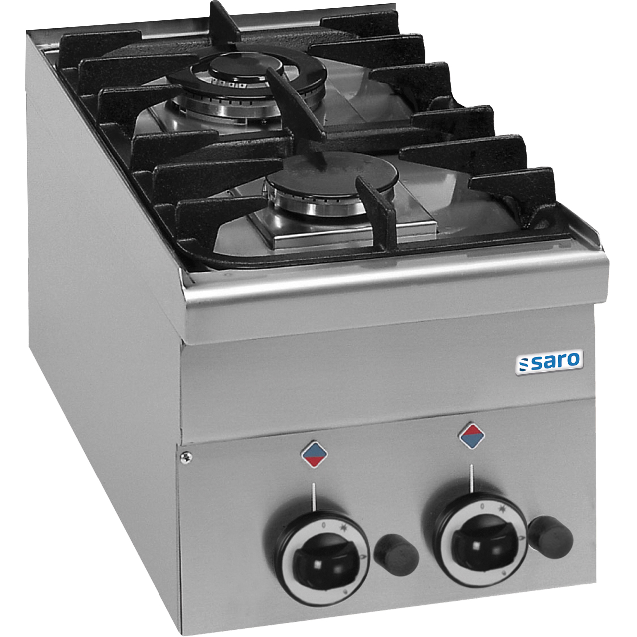 SARO Gasfornuis 2 Branders Tafel 600 Line  G2S6
