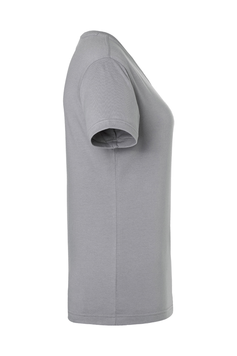 Dames T-Shirt In Casual Stijl, Gemaakt Van Duurzaam Materiaal - Platinagrijs - L