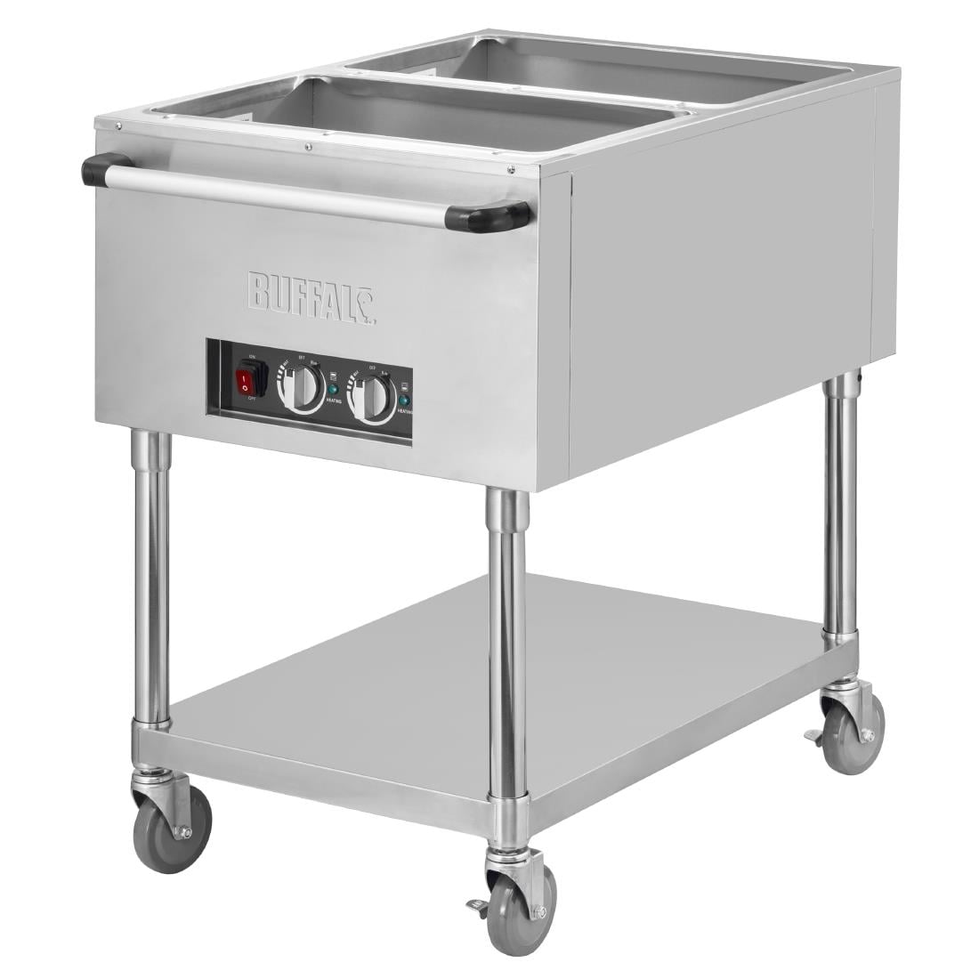 Bain-marie mobile Buffalo 2x GN 1/1