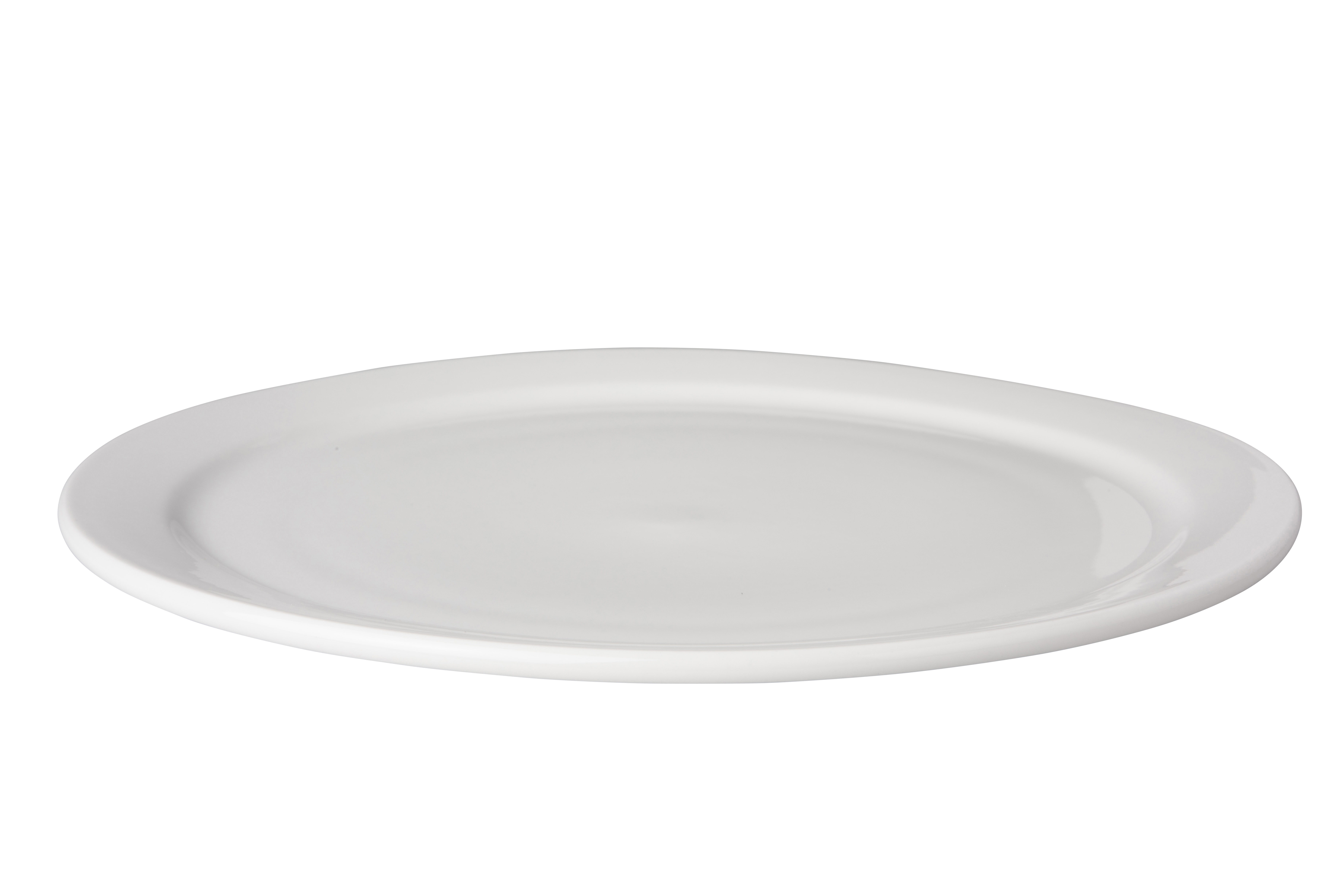 Bord smalle rand Budgetline 26 cm Wit Porselein