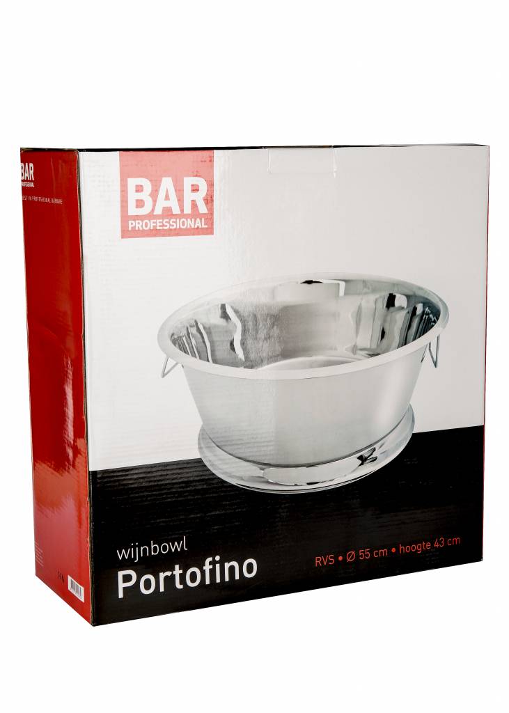 Vasque Portofino  | Acier inoxydable|  Ø55cm x 230 (h) mm